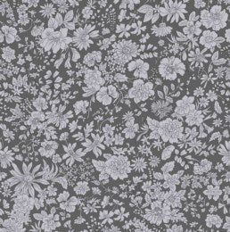Cotton Fabric - Emily Belle Birch - Charcoal