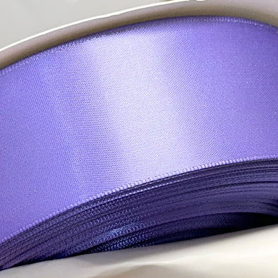 1.5" Single-Faced Satin Ribbon - Periwinkle Purple