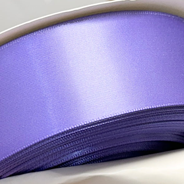 1.5" Single-Faced Satin Ribbon - Periwinkle Purple