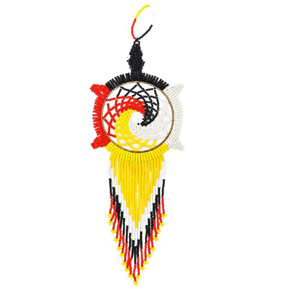 Beaded Turtle Dreamcatcher - Four Colours