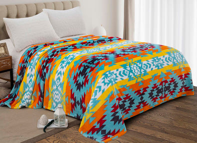 XL Single-Ply Plush Queen - Southwest - Sunset