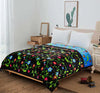 Reversible King - Floral Turquoise