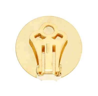 Clip-On Earring Posts - Gold - 18 mm