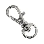 Metal Findings - Swivel Clips - 32 mm - Silver