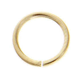 Light Gold Jump Rings - 9 mm