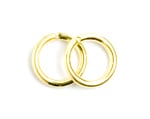 Light Gold Jump Rings - Round - 3 mm