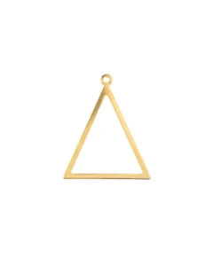 Jewelry Findings - Triangle Pendants - Gold