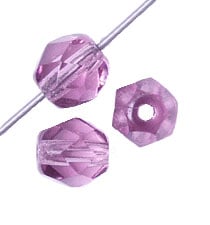 6 mm F/P Round - Amethyst Transparent