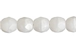 6 mm F/P Round - White Silk