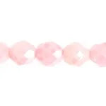 8 mm F/P Round - Pink on Crystal