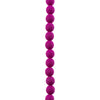 6 mm Glass Round Bead - Velvet Fuchsia