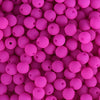 6 mm Glass Round Bead - Velvet Fuchsia