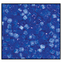 Preciosa 3-cut 9/0 - Blue Satin 35061