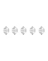 4 mm Preciosa Crystal Spacer Bead - Crystal