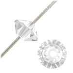 4 mm Preciosa Crystal Spacer Bead - Crystal