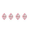4 mm Preciosa Crystal Spacer Bead - Light Pink