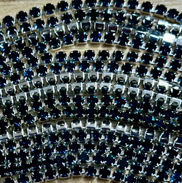 SS6 Metal Banding - Denim on Silver