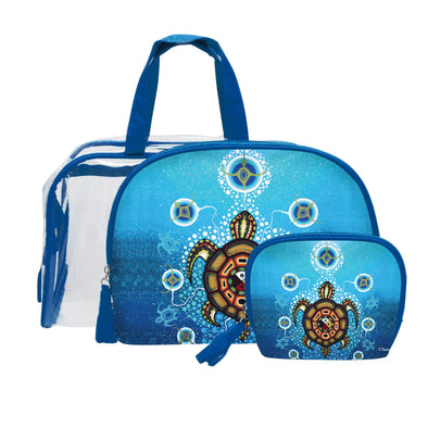 Cosmetic Bag Set - Medicine Turtle