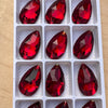 Crystal Cab - Teardrop - 11 x 18 mm - Light Siam