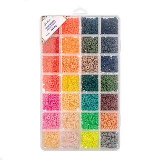 Polymer Clay Beads - 6 mm - Assorted