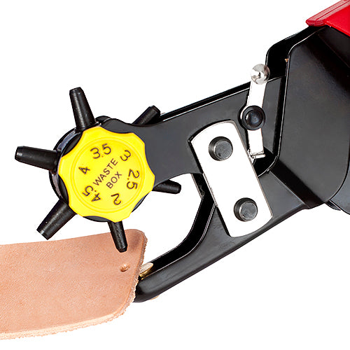 Deluxe Rotating Leather Hole Punch