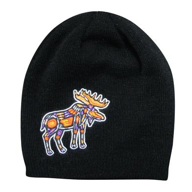 Knitted Winter Hat - Moose