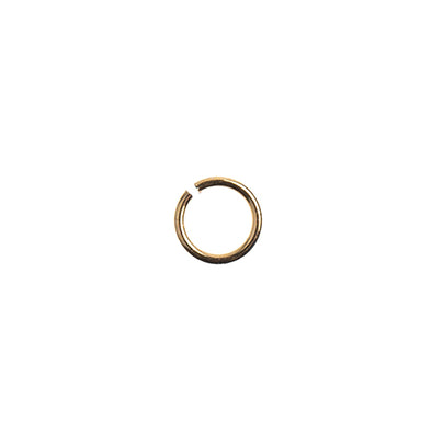 Metal Findings - 18kt Gold Plated Jump Rings - 4 mm
