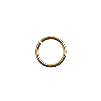 18kt Gold Plated Jump Rings - 6 mm