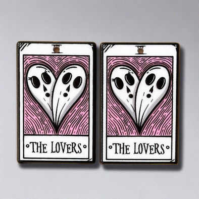 Acrylic Cab - Spooky Lovers Tarot Card - Rectangle