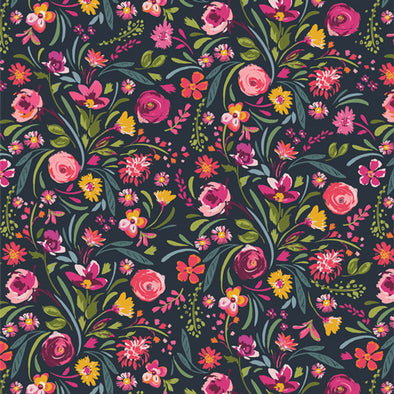 Cotton Fabric - Bohemia Graceful - Blooms