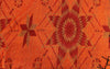Woven Wrap - Reversible Four-Pointed Star - Burgundy & Orange