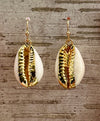 Cowrie Earrings - 18k Plated