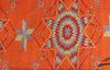 Woven Wrap - Reversible Four-Pointed Star - Turquoise & Orange