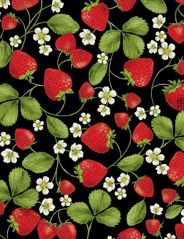 Cotton Fabric - Strawberry Patch