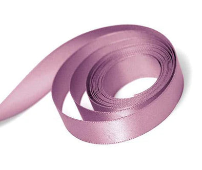 1.5" Double-Faced Satin Ribbon - Rosey Mauve