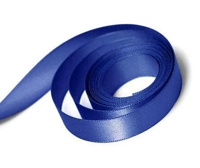1.5" Single-Faced Satin Ribbon - Royal Denim Blue