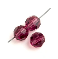 4 mm Preciosa Crystal Bead - Amethyst