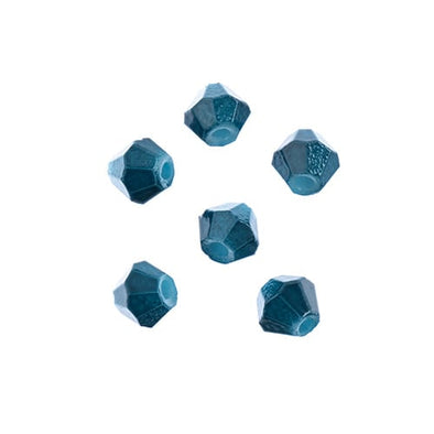 4 mm Crystal Bicone - Opaque Dark Blue