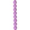 6 mm Glass Round Bead - Velvet Soft Magenta
