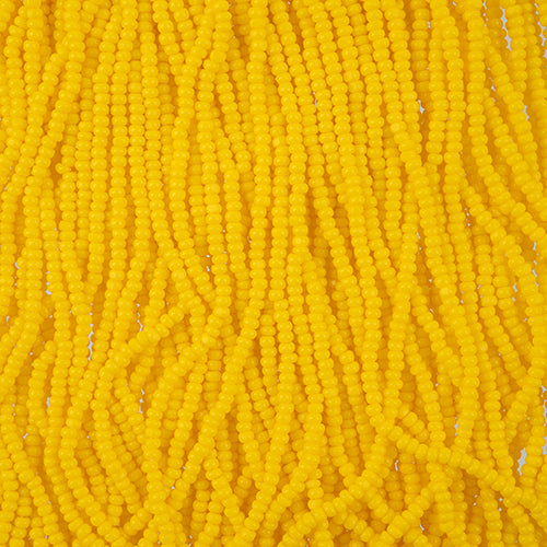 Preciosa Charlotte 11/0 - Dark Yellow Opaque 83130 (Short Hanks)