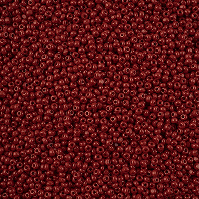 Preciosa Charlotte 11/0 - Medium Dark Red 93210 (Loose)