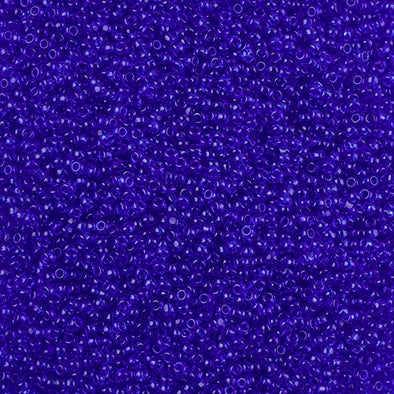 Preciosa Charlotte 11/0 - Transparent Medium Blue 30050