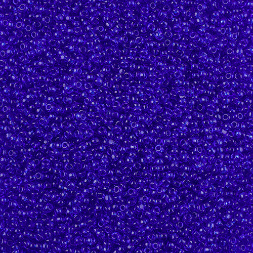Preciosa Charlotte 11/0 - Transparent Medium Blue 30050