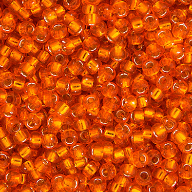 Miyuki Pony 6/0 - Orange Silver Lined 0008