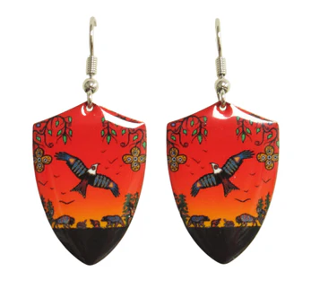 Artist Earrings - Seven Grandfather Teachings