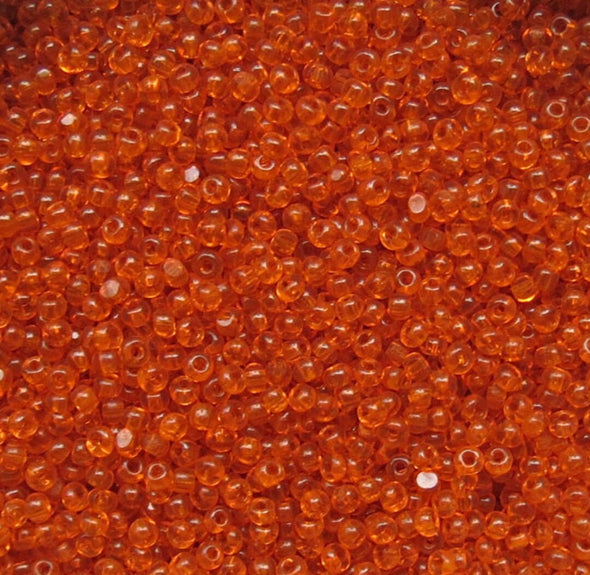 Preciosa Charlotte 11/0 - Transparent Orange 90030
