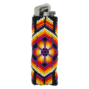 Beaded Lighter Case - Star