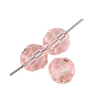 4 mm Preciosa Crystal Bead - Light Rose