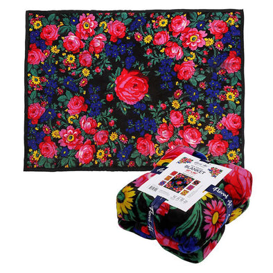 Single-Ply Twin - Kokum Floral - Black