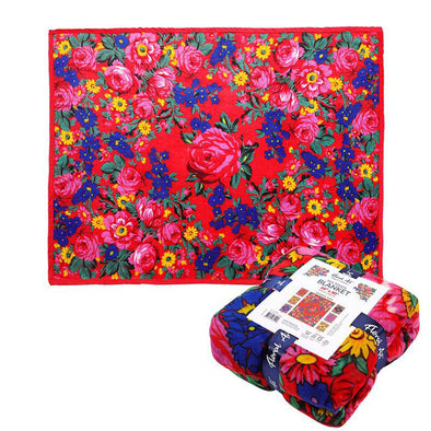 Single-Ply Twin - Kokum Floral - Red